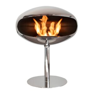 Cocoon Fires Pedestal Rustfri/Rustfri Biopejs