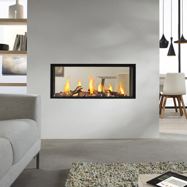 DRU Metro 100XT Tunnel Gaspejs H:818 B:1247 D:419 - Naturgas - Clear View (anti-refleks)