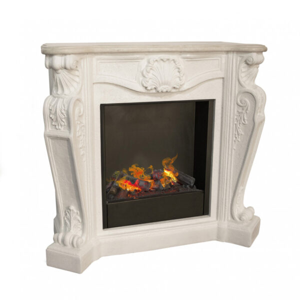 Louis Castle Stone Surround Hybridpejs - Hvid